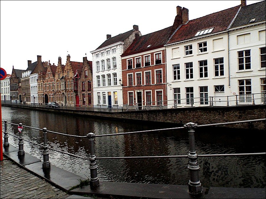 Zicht op Lange Rei Brugge